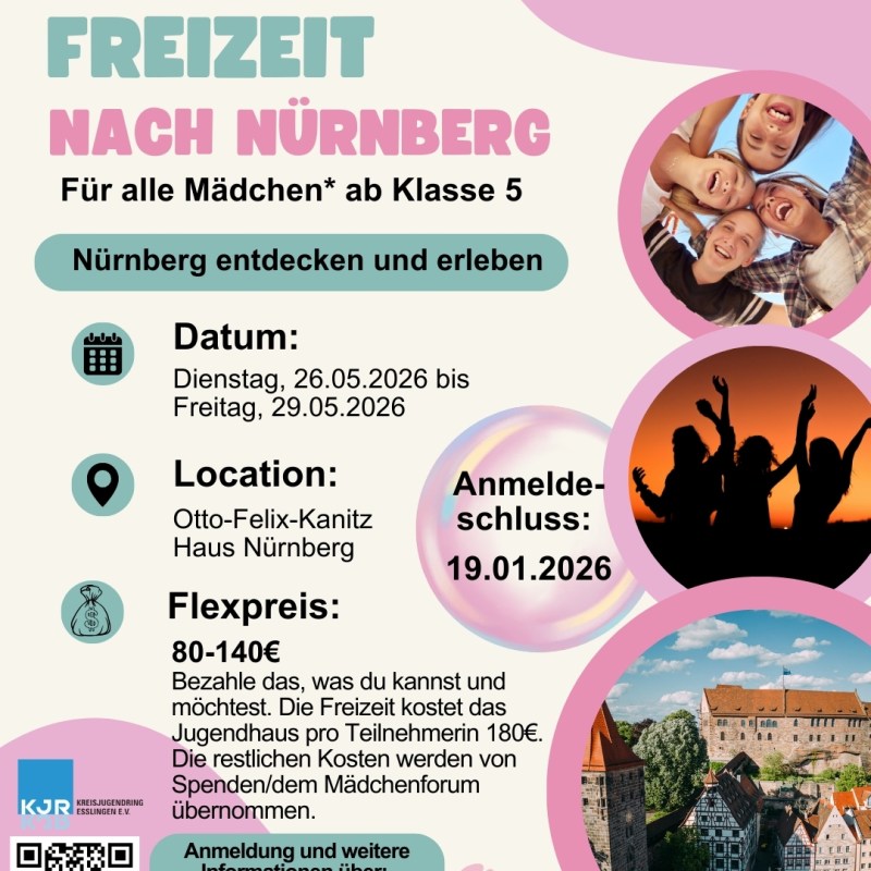 Mädchen*freizeit nach Nürnberg
