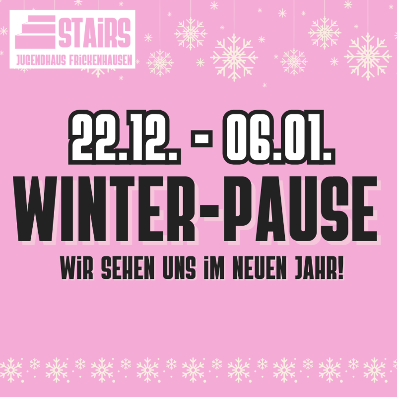 Winter-Schließzeit und Rückblick