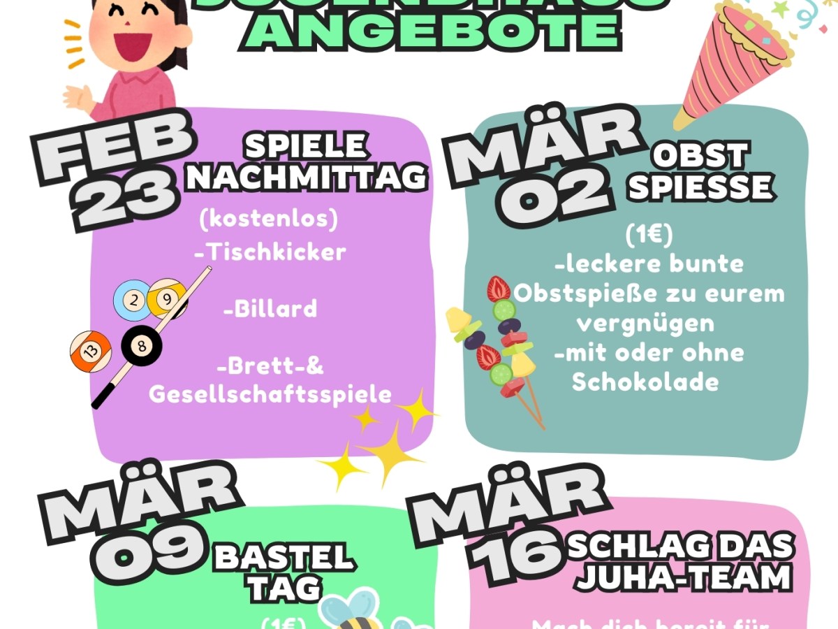 Stairs Kids – Programm ab dem&nbsp;23.02.
