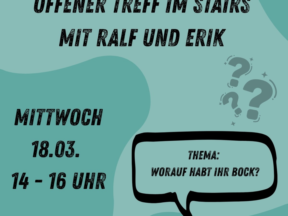 Jungs*treff mit Ralf und&nbsp;Erik