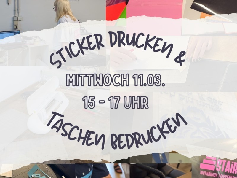 Sticker drucken & Taschen bedrucken – Kreativ&nbsp;Aktion